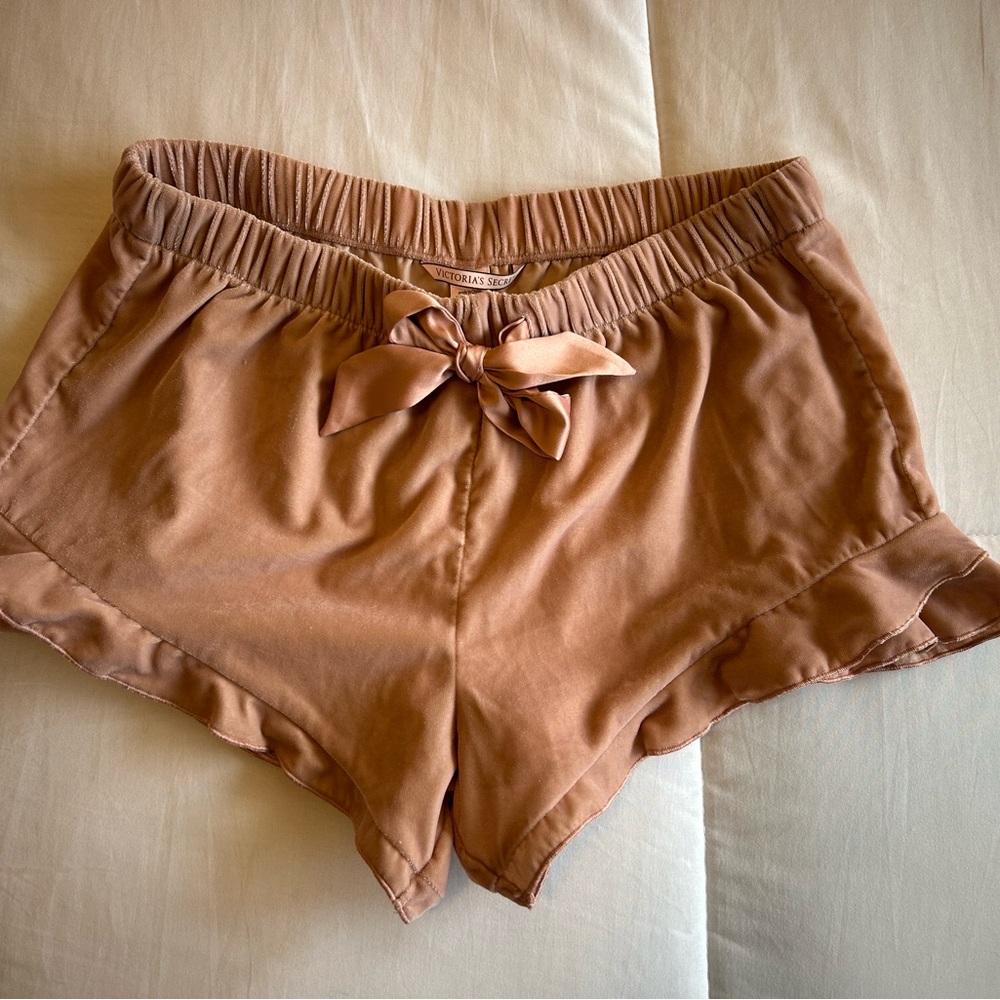 Victoria's Secret pink Ruffle Pajama Shorts